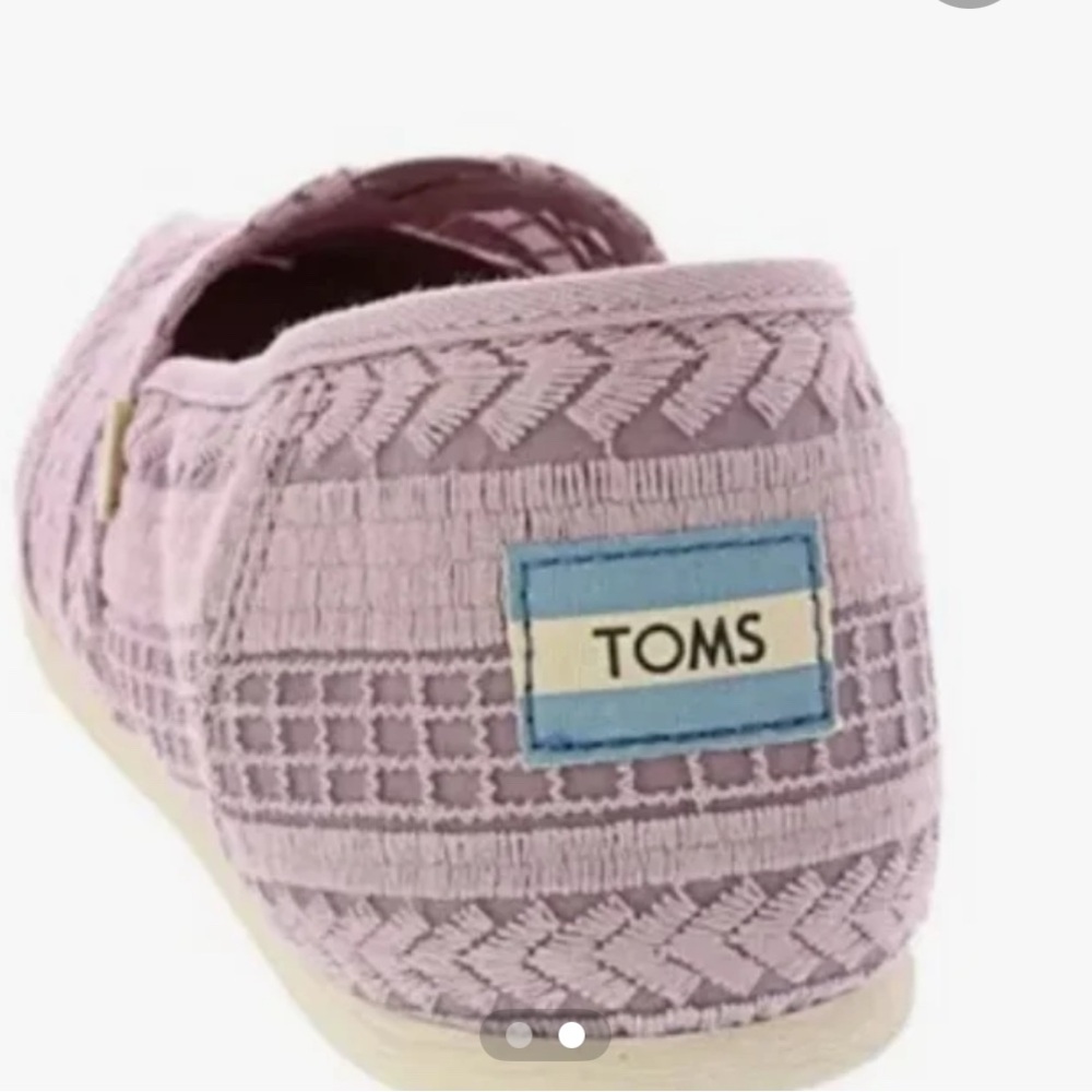 Toms lilac Slip-On Shoes